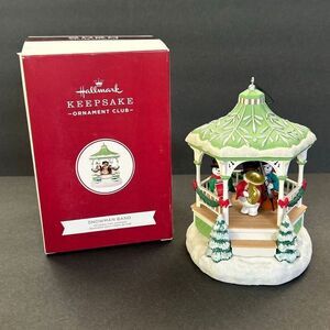 Hallmark Keepsake Ornament Snowman Band 2020 Magic Light Sound Motion Member Exc